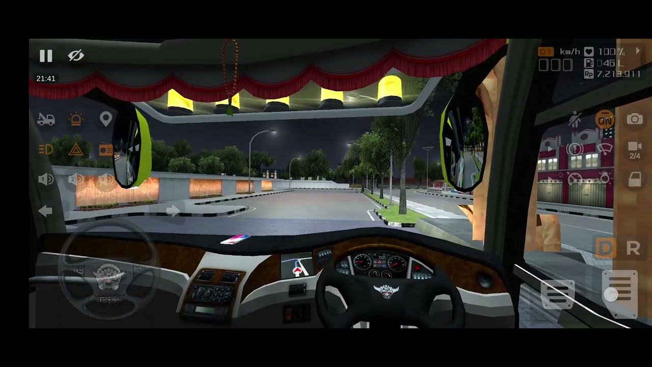 bus | simulator | indonesia | gameplay | #level | 832 | Extreme | speed |  bus | drive | in | rainy🚍