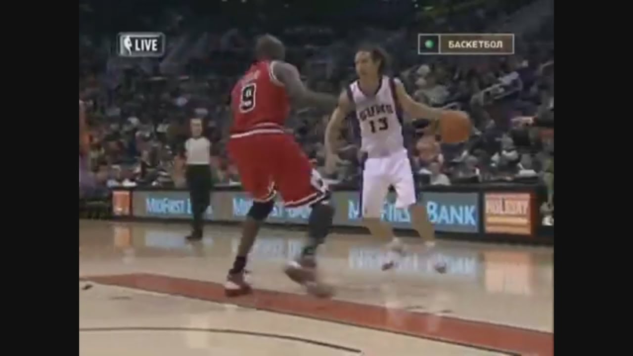 Steve Nash 14 Pts 16 Assists Vs. Bulls, 2010-11.