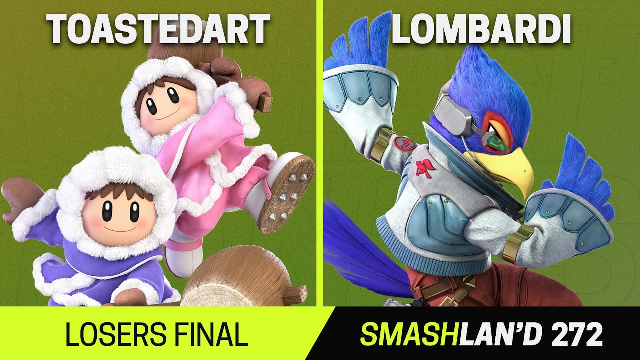 SmashLAN'd 272 Losers Final - ToastedArt (Ice Climbers) vs Lombardi (Falco) - SSBU Tournament
