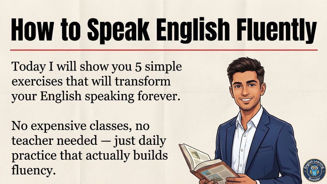 English Speaking Practice | 5 Exercises That Actually Work | Improve Fluency
