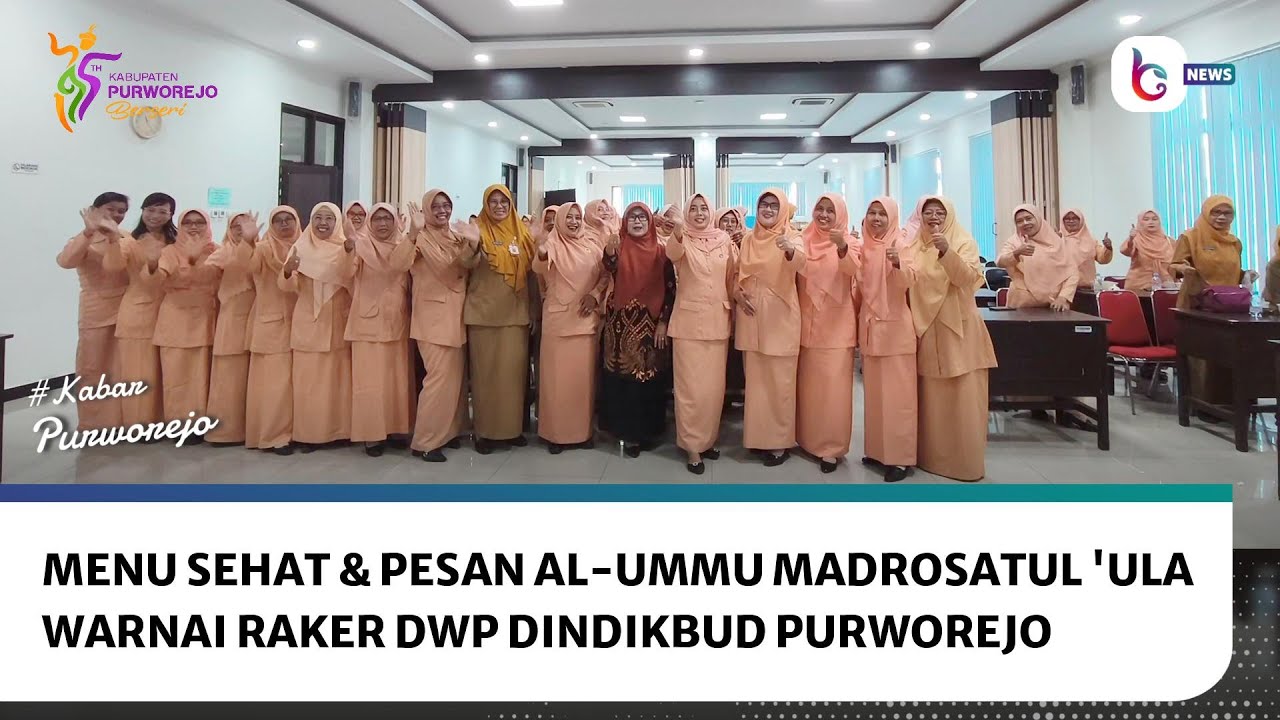 Kreativitas Menu Sehat dan Pesan Al Ummu Madrosatul 'Ula Warnai Raker DWP Dindikbud Purworejo
