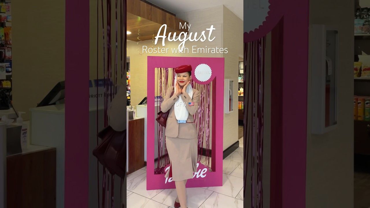 Exploring New Destinations | Emirates Cabin Crew August Roster | #emirates #emiratesairline #aircrew