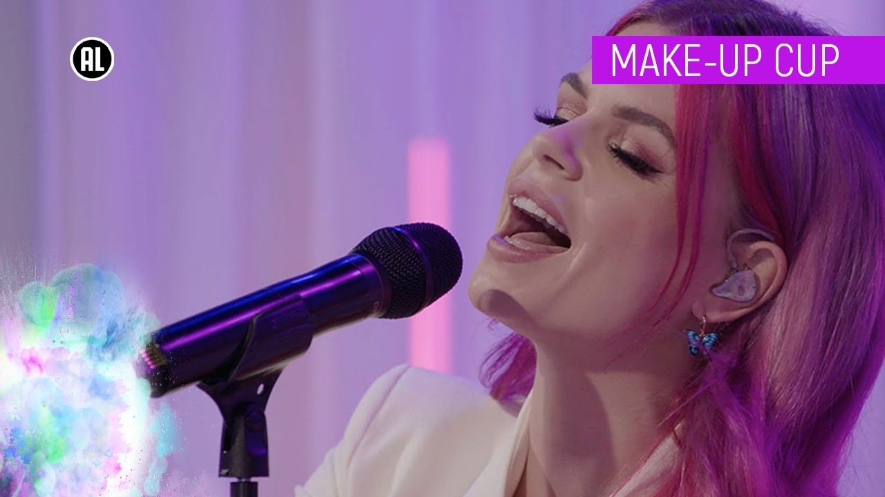 15 MINUTEN CHALLENGE MET OPTREDEN VAN DAVINA MICHELLE | Make-up Cup | NPO Zapp