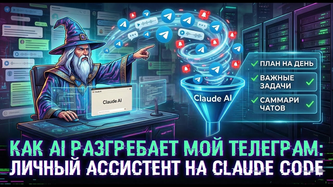 Как AI разгребает мой Телеграм: Личный ассистент на Claude Code