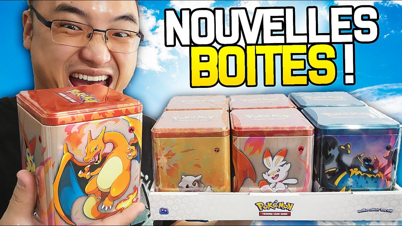 MÉGA OUVERTURE des nouveaux stacking tins de Dracaufeu !