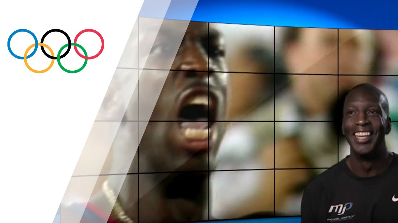 Atlanta 1996 200m final commentated by Michael Johnson | Take the Mic