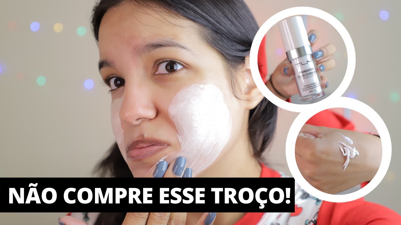 TLM FOUNDATION COLOR CHANGING - BASE BRANCA QUE MUDA DE COR -| JÉSSICA AMBRÓSIO
