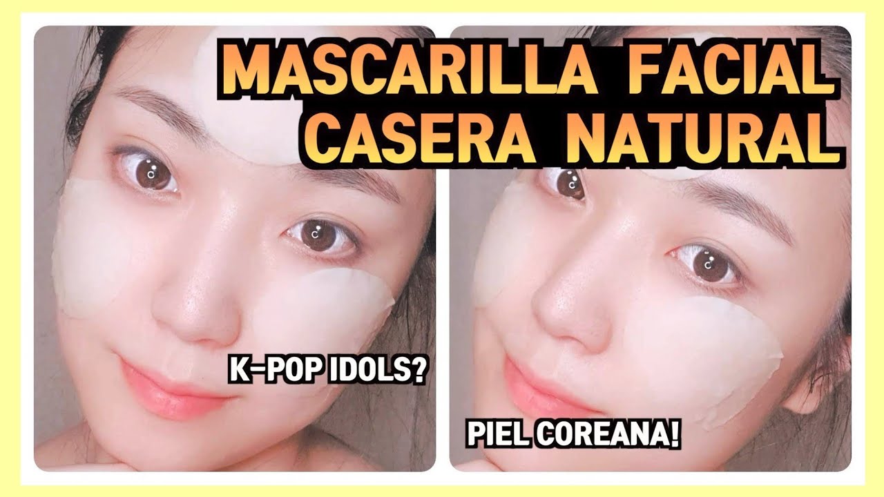 🌿MASCARILLA de K-POP IDOLS🌟 | CUIDADO FACIAL CASERO COREANO para ACNE (SUPER SENCILLO&nbsp;3 min)