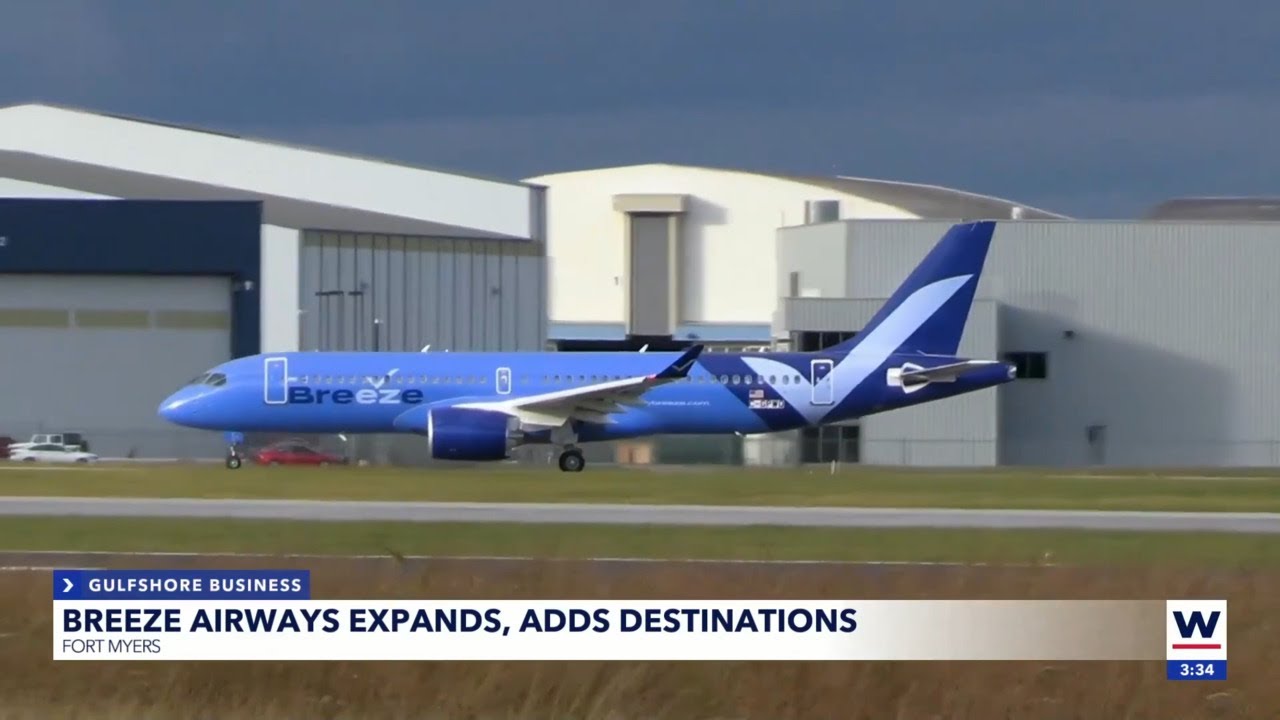 Breeze Airways chooses RSW as new base of operations