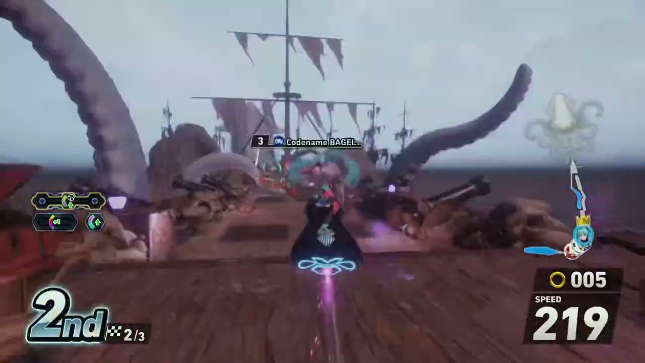 Sonic racing Crossworlds: Snaking for the win 