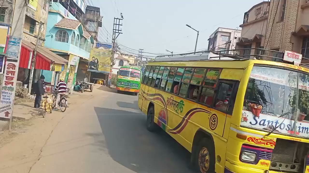 মন্দির নগরী বিষ্ণুপুর ফ্লাইওভার থেকে বাস স্ট্যান্ড#অচিন্ত্য