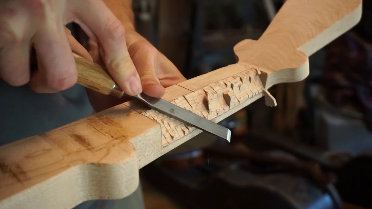 How to Carve a V-Profile Banjo Neck
