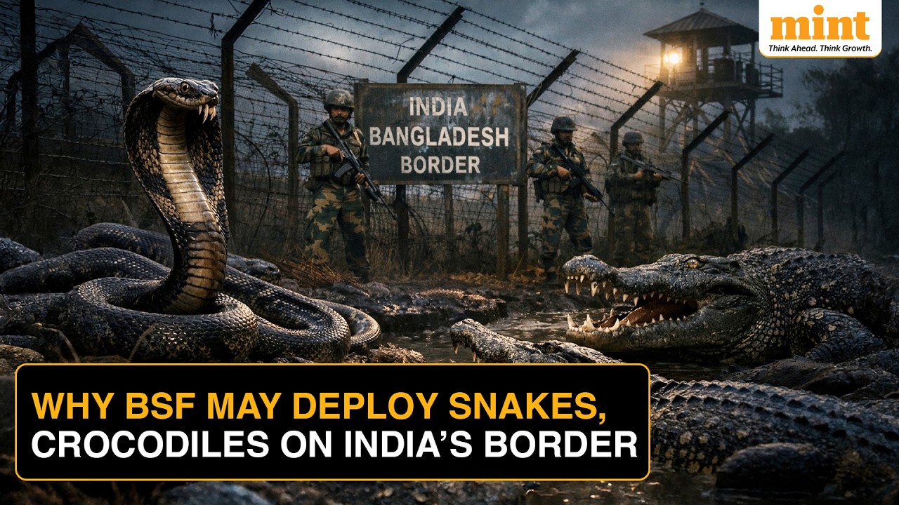 BSF To Explore Using Snakes, Crocodiles Along Bangladesh Border To Plug Security Gaps