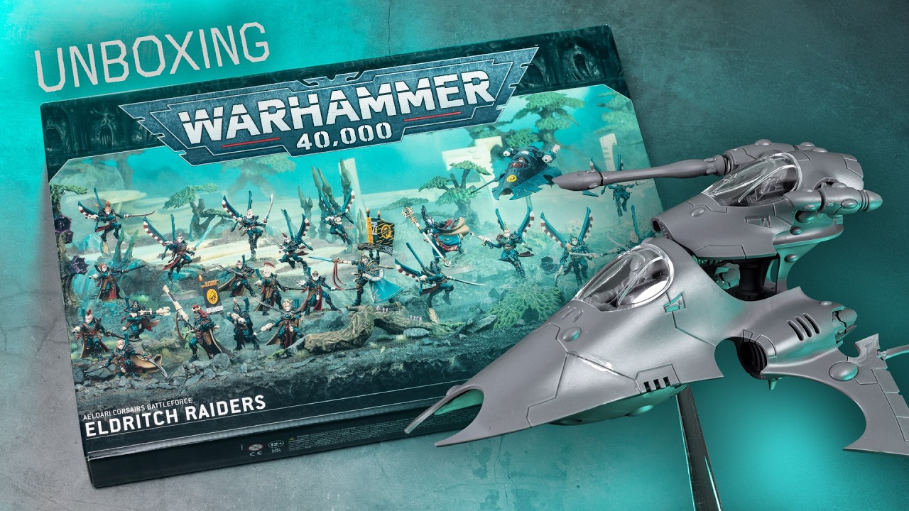 Wobbly new Vyper!? Aeldari Corsairs Eldritch Raiders Battleforce 4K unboxing
