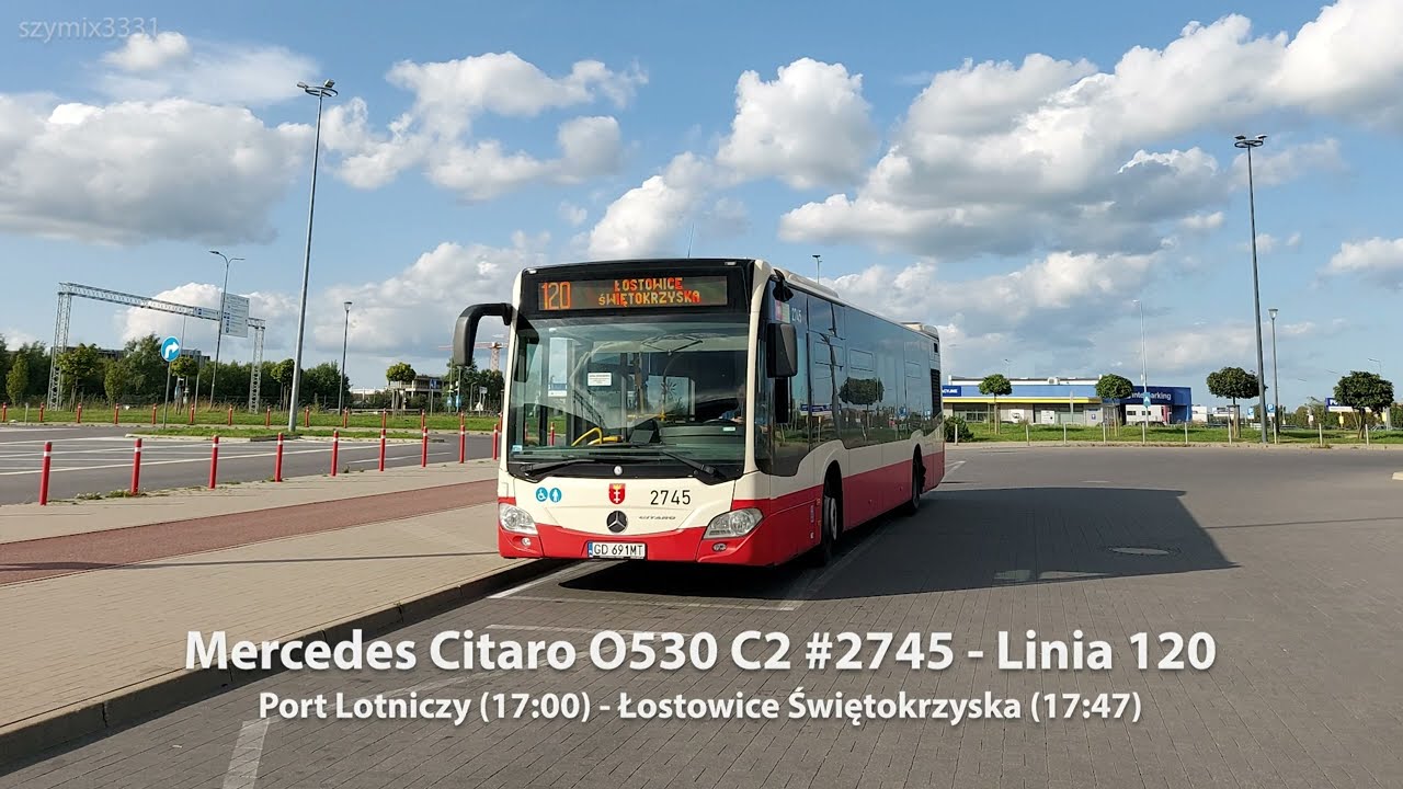 Linia 120 | Mercedes Citaro O530 C2 #2745 - GAiT Gdańsk