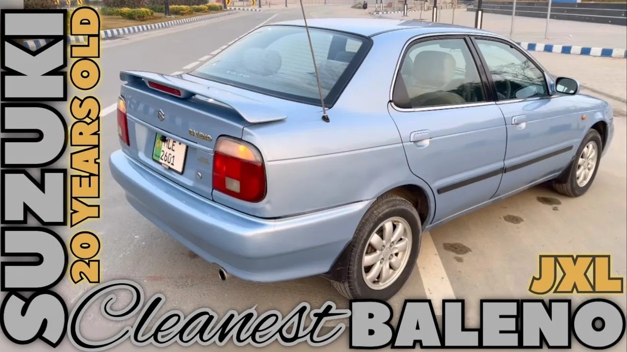 SUZUKI BALENO JXL 2004 | CLEANEST SUZUKI BALENO 2004 OF PAKISTAN-20 YEARS OLD WITH 182,000 KM DRIVEN
