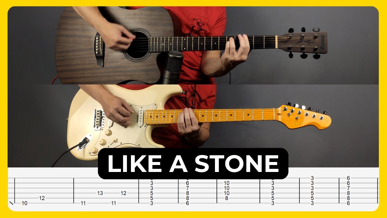 Like A Stone - Audioslave | Tabs | Guitar Lesson | Cover | Tutorial | Solo | All Guitar Parts