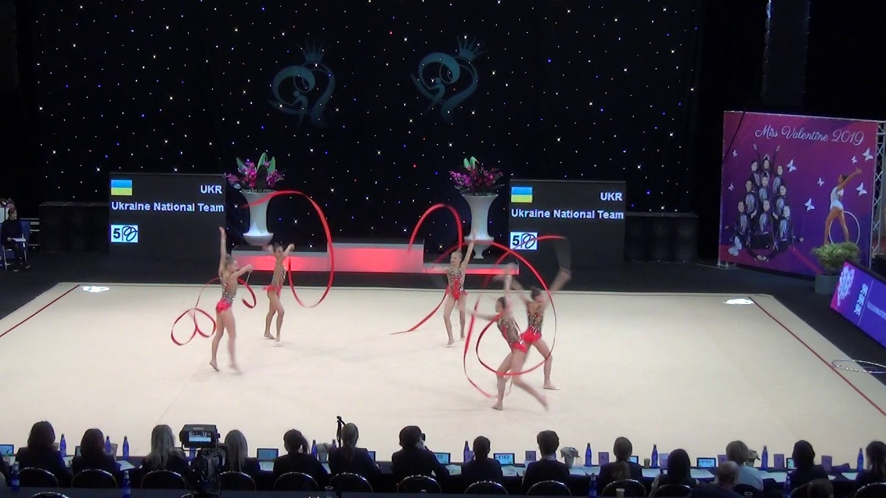 Junior National Team UKR FIG Junior Team Final 5 ribbon Miss Valentine 2019