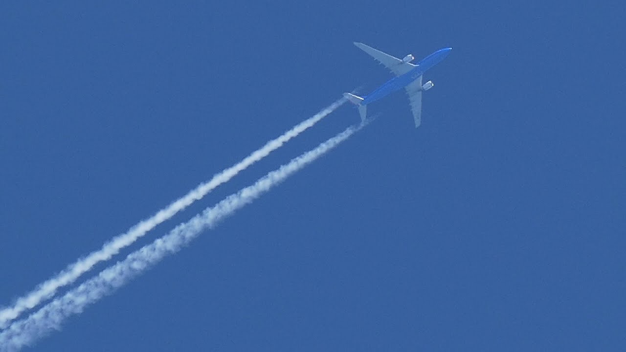 B777, B787, A350, A330 contrails spotting at cruising altitude | July-September 2025
