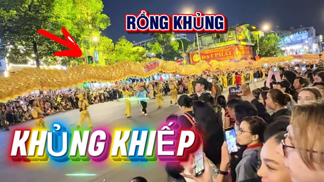 Khách Quốc Tế KÉO VỀ Chợ Lớn Sài Gòn Xem MÚA LÂN sư Rồng TẾT NGUYÊN TIÊU 
