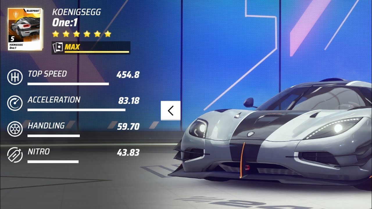 Koenigsegg One-1 Exclusive Test Drive - Asphalt Legends