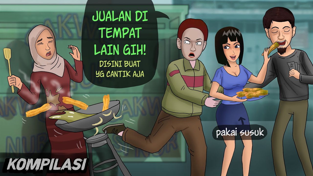 Susahnya jadi pedagang jujur – Saingan pake susuk & pesugihan | Kompilasi Animasi Eko #HORORMISTERI