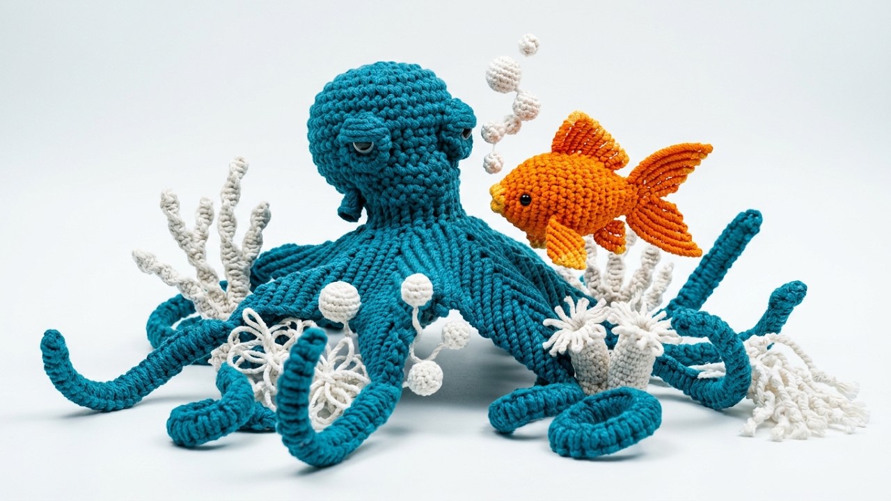 Macrame Octopus step by step Tutorial!!