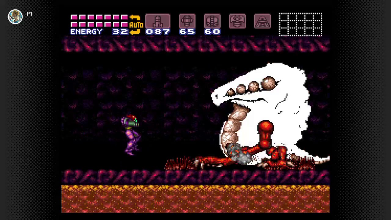 SNES Online (Super Metroid): Curb Stomping Crocomire
