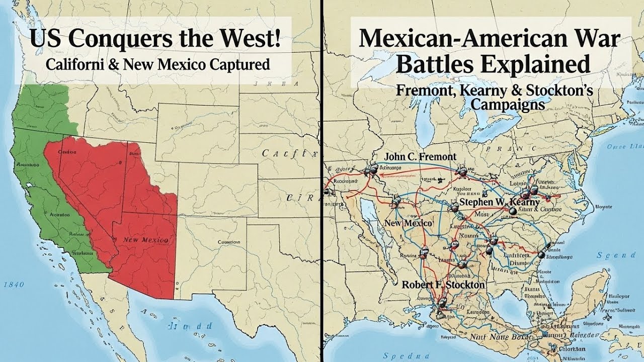 Mexican-American War: How the US Conquered California & New Mexico | History Explained