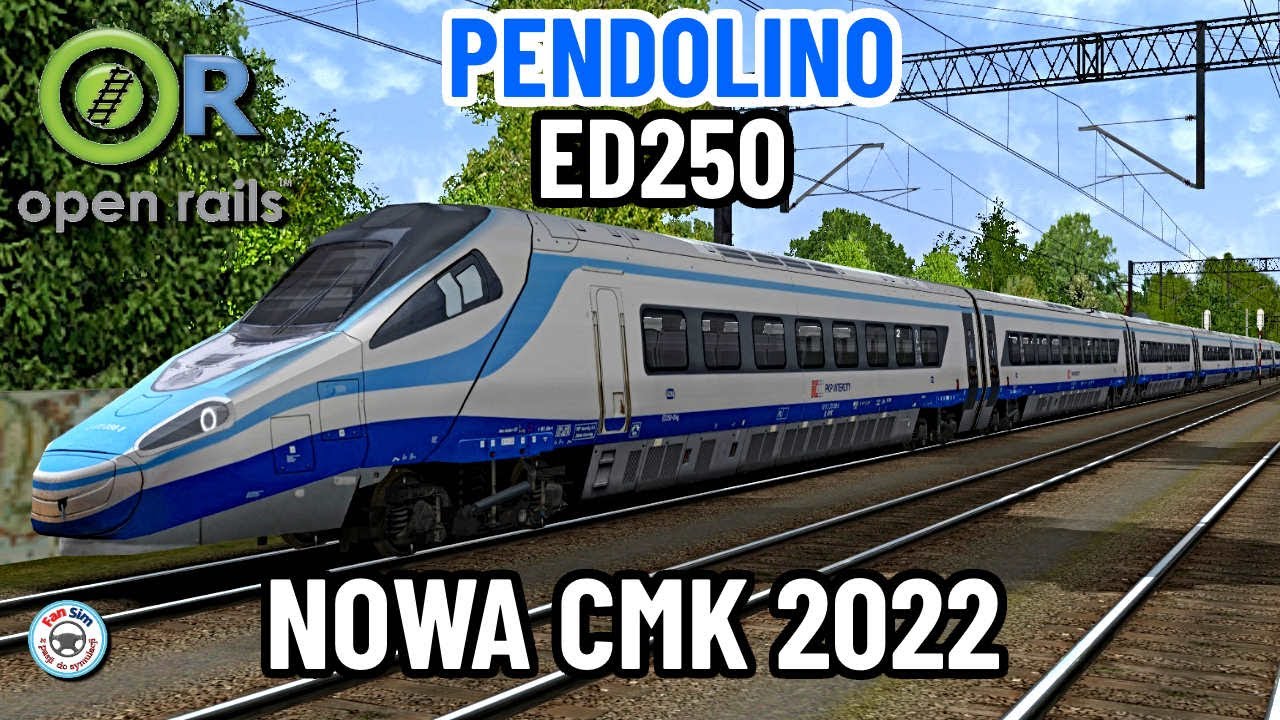 NOWY ED250 PENDOLINO - NOWA TT do CMK 2022 - w OPEN RAILS 🇵🇱 🚆 EIP 3104 KRAKÓW - WARSZAWA