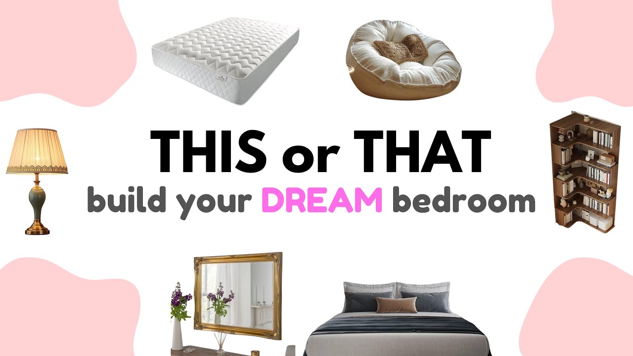 Build Your DREAM Bedroom! 🛏️🎀 | THIS or THAT Challenge