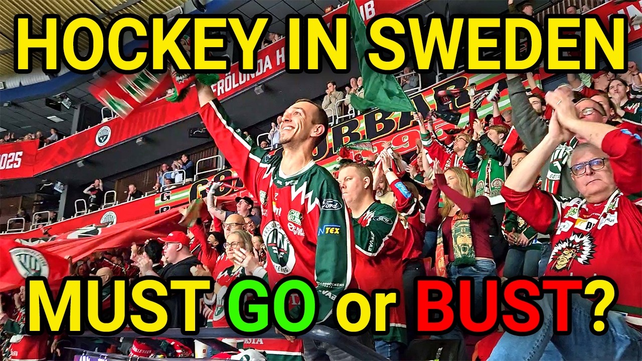 A Hockey Game In Sweden. An HONEST Review.