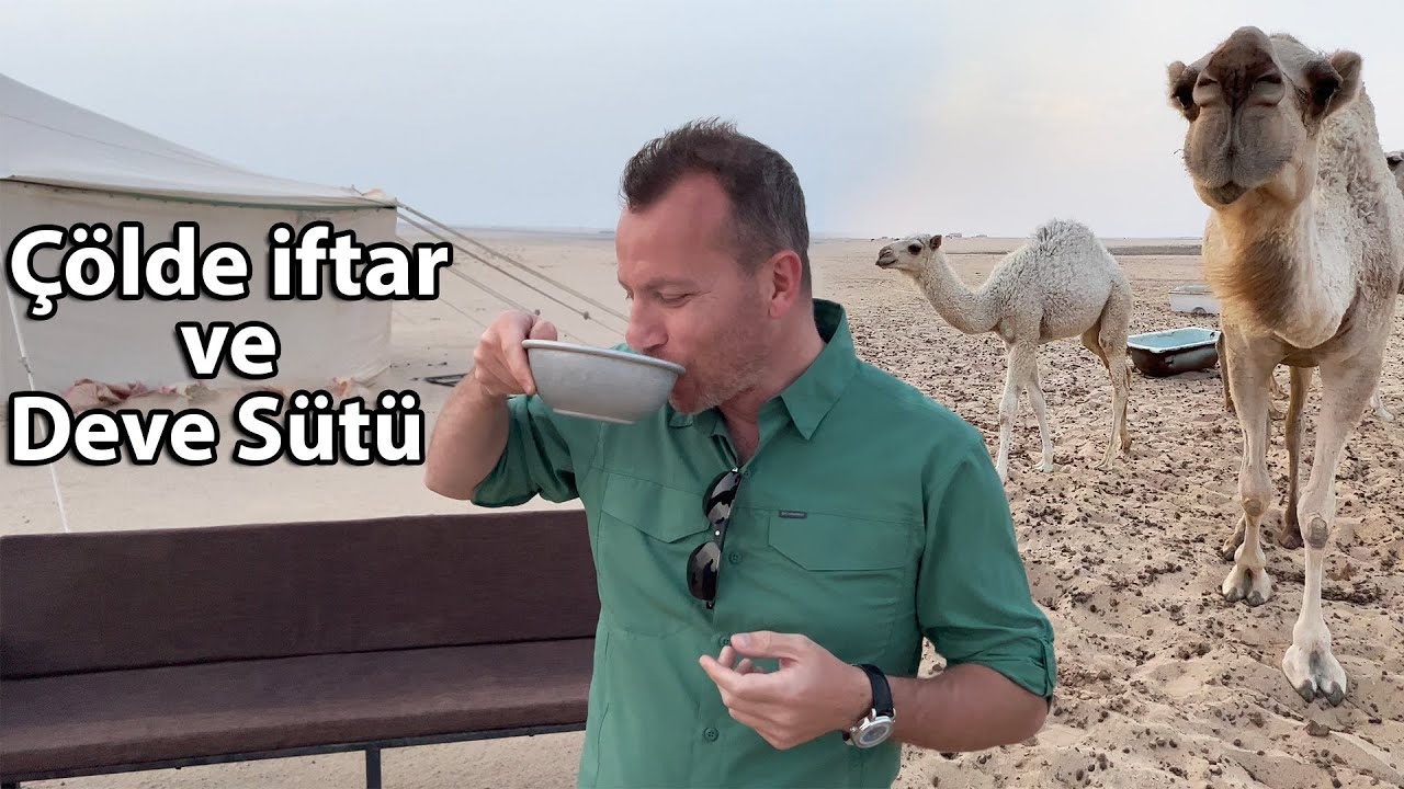Çölde Çobanlarla İftar Yaptım - Deve Sütü İçtim - KUVEYT
