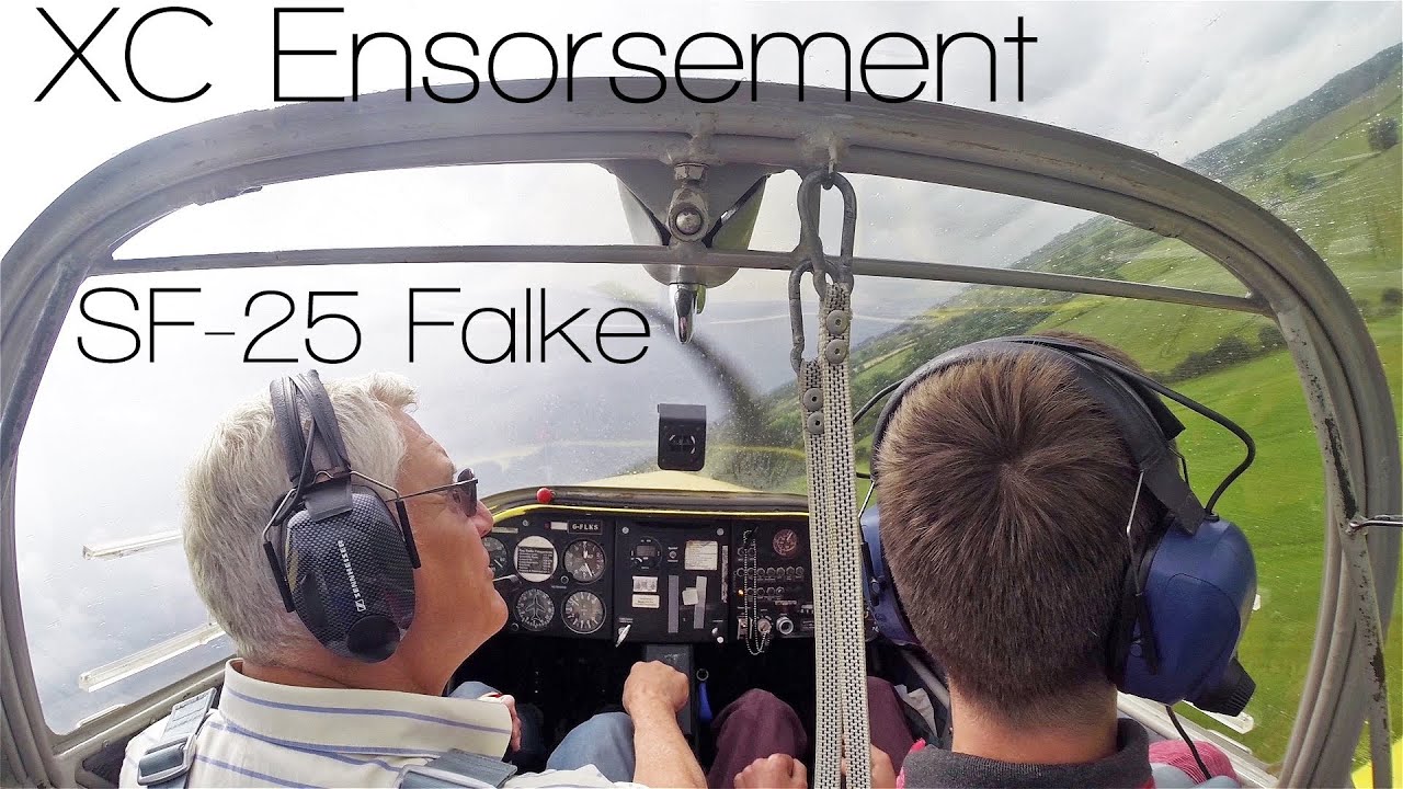 Motor glider Cross Country endorsement from the London Gliding Club