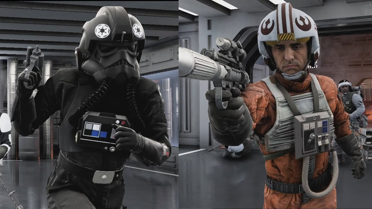 Imperials vs Rebels Star Wars Battlefront 2 NPC Wars/A.I Battle