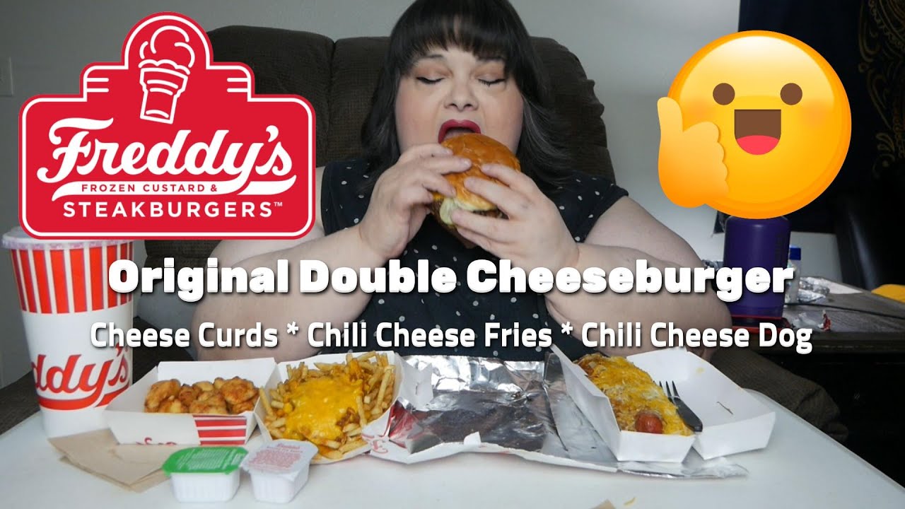 Freddy's Frozen Custard & Steakburgers * My First Time Trying Mukbang
