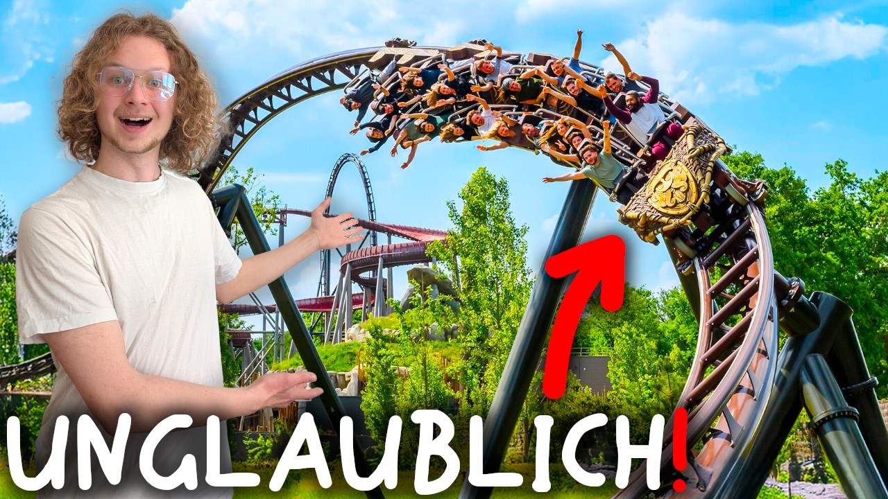 Ich bin die HÖCHSTE und SCHNELLSTE ACHTERBAHN in Frankreich gefahren!