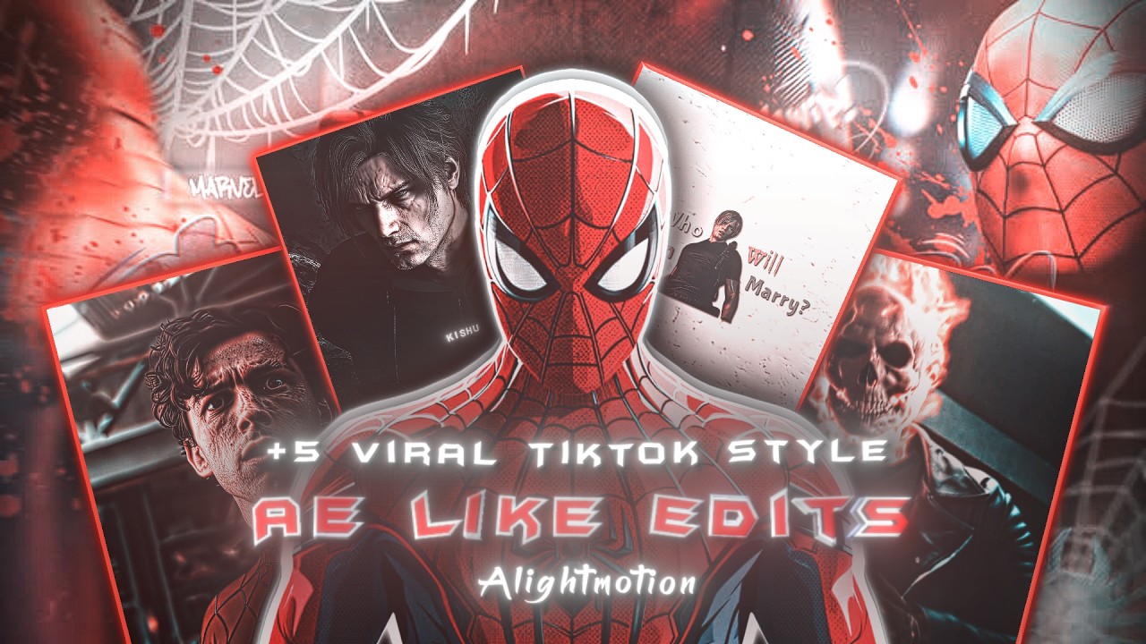 🗣️ 5 INSANE Trending Presets for Alight Motion | XML + Materials 😝 | #anime #alightmotion
