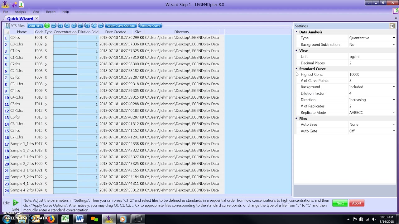 LEGENDplex™ Software v8 – 1. Loading Files