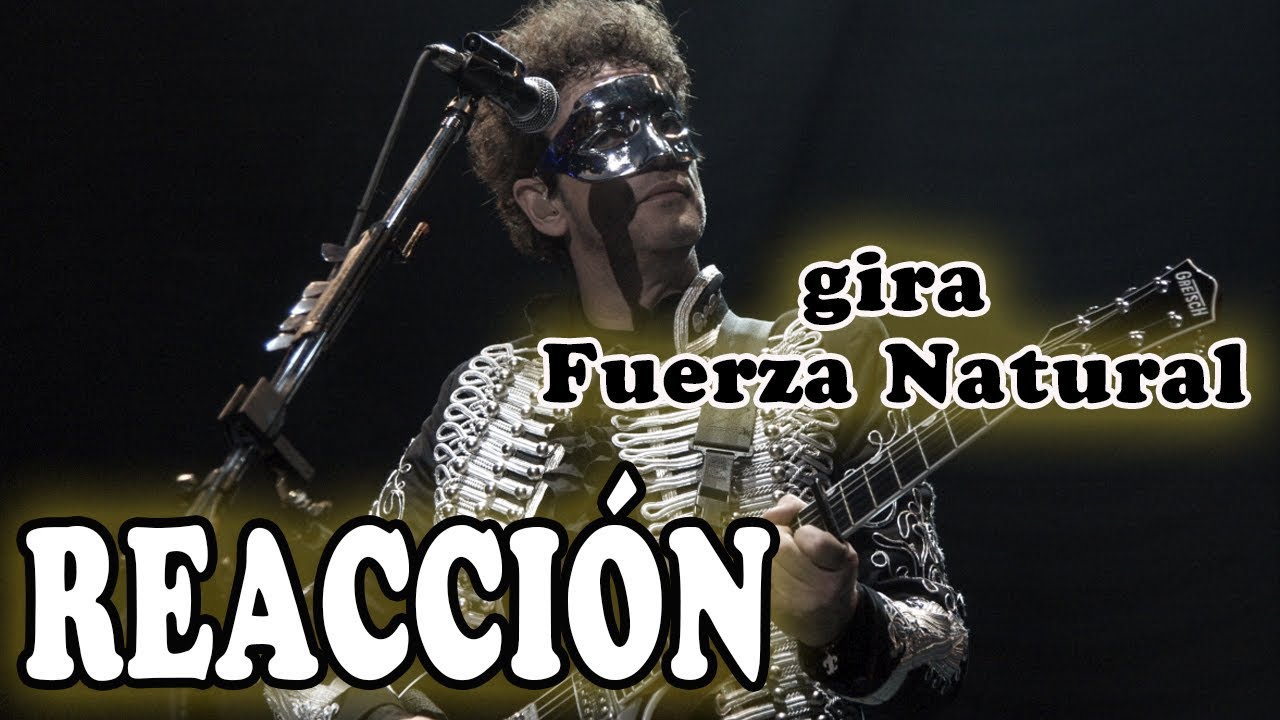 💥 REACCIÓN GUSTAVO CERATI | GIRA FUERZA NATURAL
