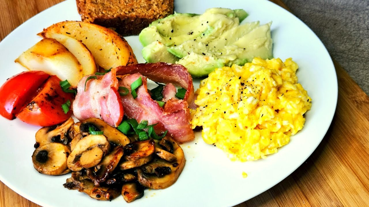 English breakfast || Creamy scrambled eggs