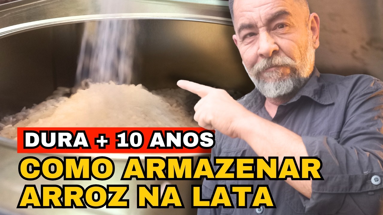 Como ARMAZENAR ARROZ na lata