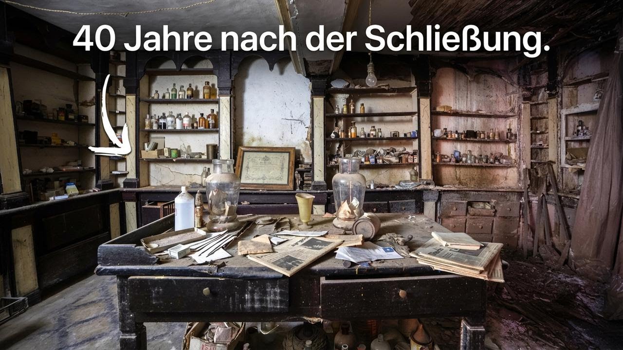 Verlassene Apotheke nach 40 Jahren entdeckt – so sieht’s dort aus!