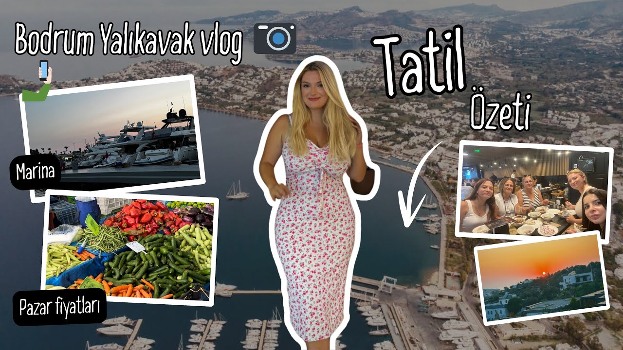 Bodrum Yalıkavak Tatil Vlog 💙 #bodrum #yalıkavak #tatil #vlog #marina #beach #deniz #yaztatili