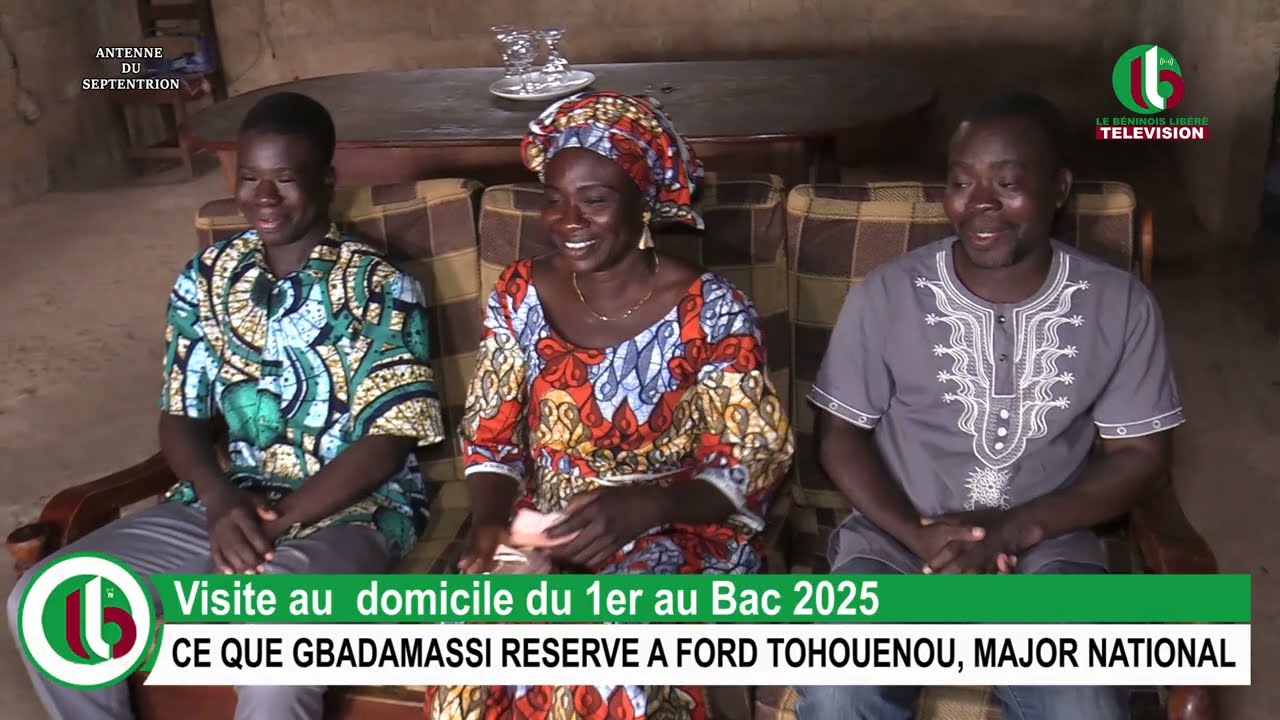VISITE AU  DOMICILE DU 1ER AU BAC 2025 : CE QUE GBADAMASSI RESERVE A FORD TOHOUENOU, MAJOR NATIONAL