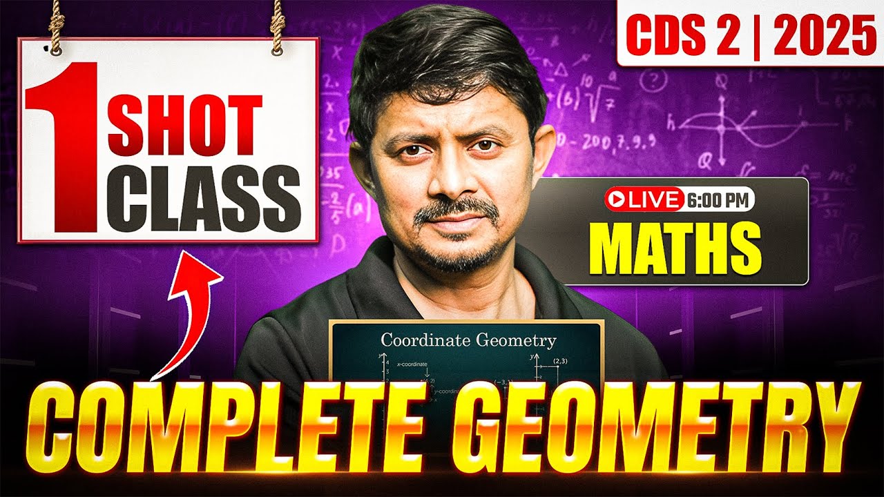 CDS 2 2025 Maths One Shot | COMPLETE GEOMETRY in One Shot | CDS 2 2025 Preparation
