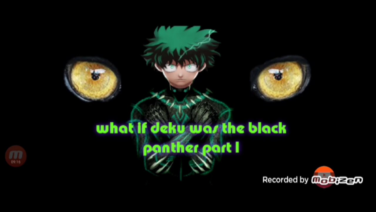 what if deku was the black panther part 1
