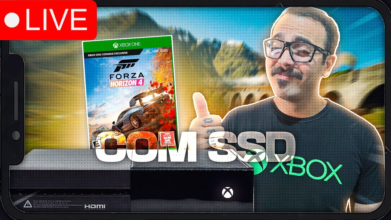 Forza Horizon 4 Ultimate no Xbox One Fat + QRD Ferrox M5 Teste (Portrait)