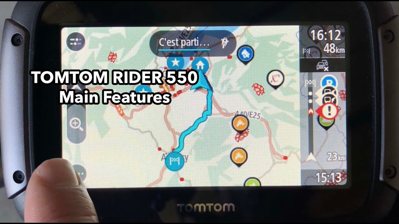 Tomtom Rider 550 main features, hands on