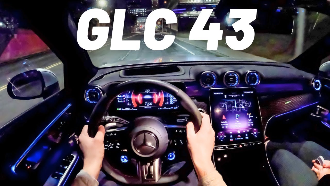 2025 Mercedes GLC 43 AMG | POV Night Drive
